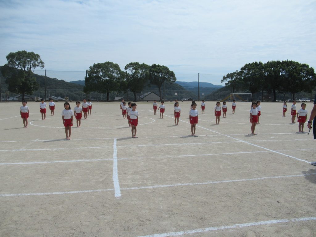 運動会の総練習 認定こども園 花高幼稚園 はなたかようちえん